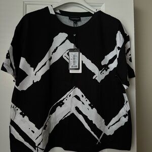 Emporio Armani Monochrome Graphic Tee